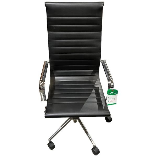 DMI Black & Chrome Chair
