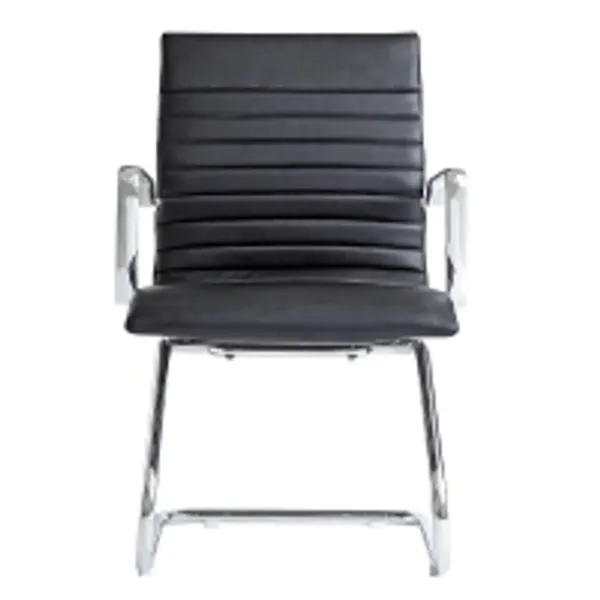 Zetti Visitor Black Leather* Chair