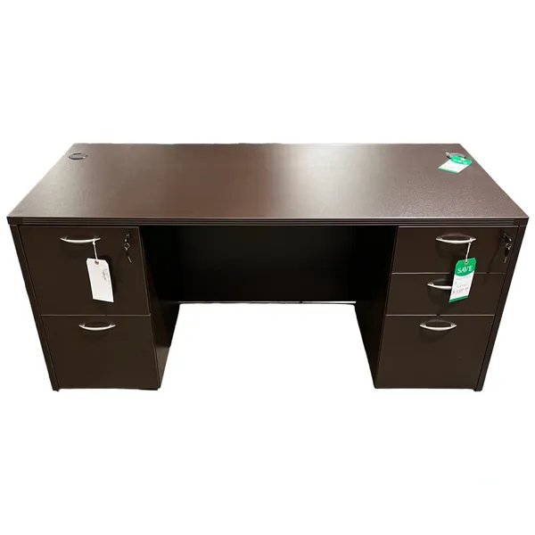 Fabriko Double Ped Expresso Desk