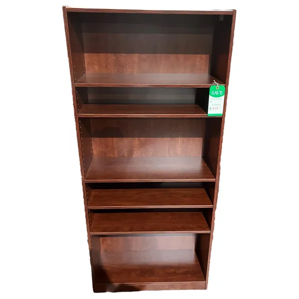 NDI 71" Bookcase Cherry Finish